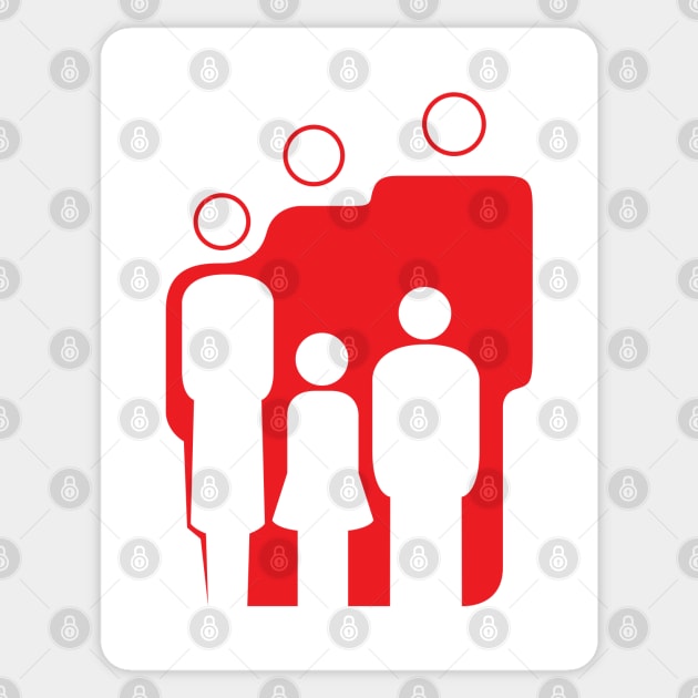 Family & Friends (Red) Sticker by callingtomorrow